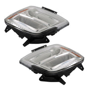 DURAFORCE Left+Right Headlight Fit For 2016-2017 GMC Terrain SLE SL SLT Halogen