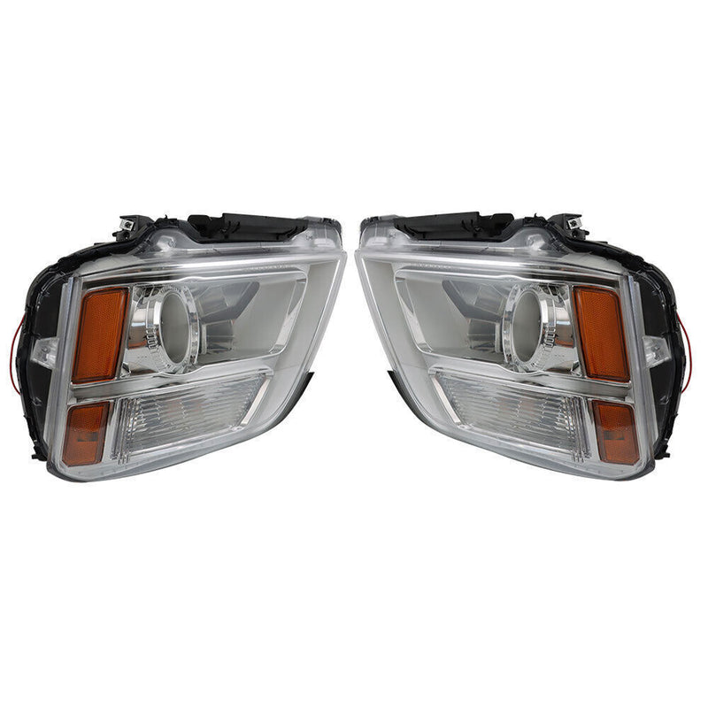 DURAFORCE Left+Right Headlight Fit For 2016-2017 GMC Terrain SLE SL SLT Halogen