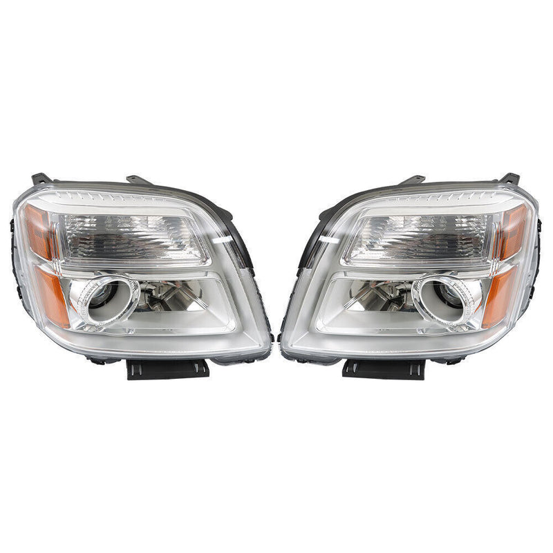 DURAFORCE Left+Right Headlight Fit For 2016-2017 GMC Terrain SLE SL SLT Halogen