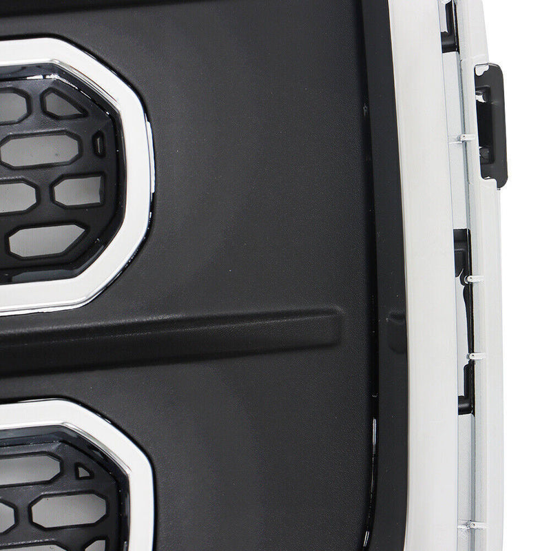 DURAFORCE Front Upper Bumper Cover + Front Bumper Grille For 2013-2016 GMC Acadia