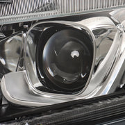 DURAFORCE Right+Left Headlights For 2016-20 Honda Civic Halogen Electroplated Trim