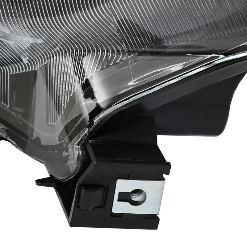 DURAFORCE Right+Left Headlights For 2016-20 Honda Civic Halogen Electroplated Trim
