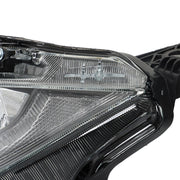 DURAFORCE Right+Left Headlights For 2016-20 Honda Civic Halogen Electroplated Trim
