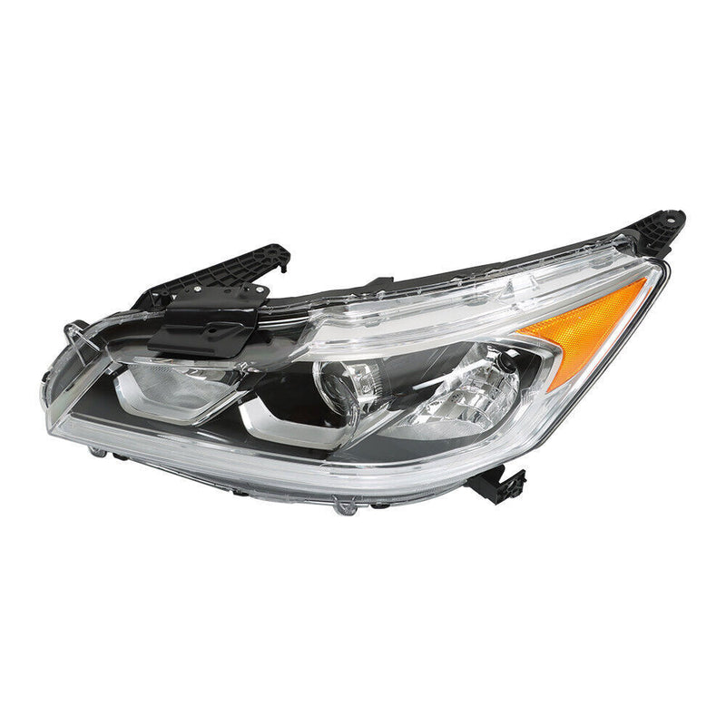 DURAFORCE LH+RH Headlight For 2016-2017 Honda Accord EX/EX-L/Sport Sedan W/LED DRL