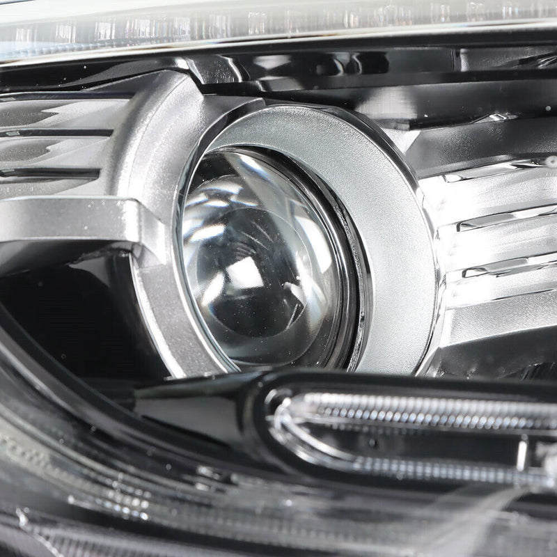 DURAFORCE Left+Right Headlights For 2017-2022 Honda CRV CR-V Halogen Black Housing