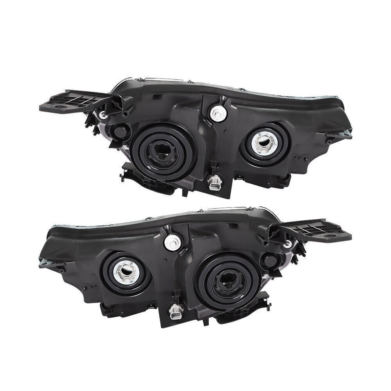 DURAFORCE Left+Right Headlights For 2017-2022 Honda CRV CR-V Halogen Black Housing
