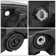 DURAFORCE Left+Right Headlights For 2017-2022 Honda CRV CR-V Halogen Black Housing
