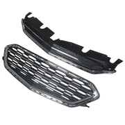 DURAFORCE Front Upper Lower Grille Grill Set For Chevrolet Equinox 2016-2017
