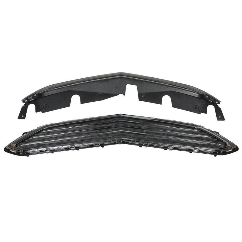 DURAFORCE Front Upper Lower Grille Grill Set For Chevrolet Equinox 2016-2017