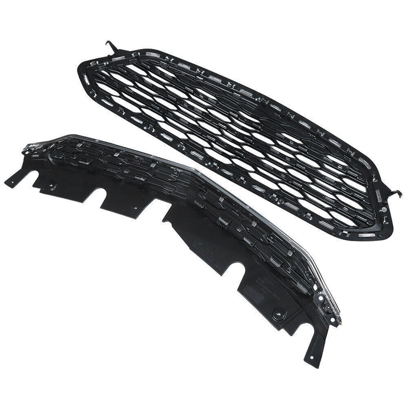 DURAFORCE Front Upper Lower Grille Grill Set For Chevrolet Equinox 2016-2017