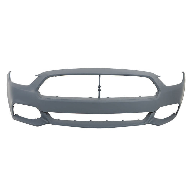 DURAFORCE Front Bumper Cover For 2015-2017 Ford Mustang Except Shelby Model Primed