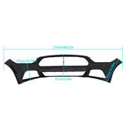 DURAFORCE Front Bumper Cover For 2015-2017 Ford Mustang Except Shelby Model Primed