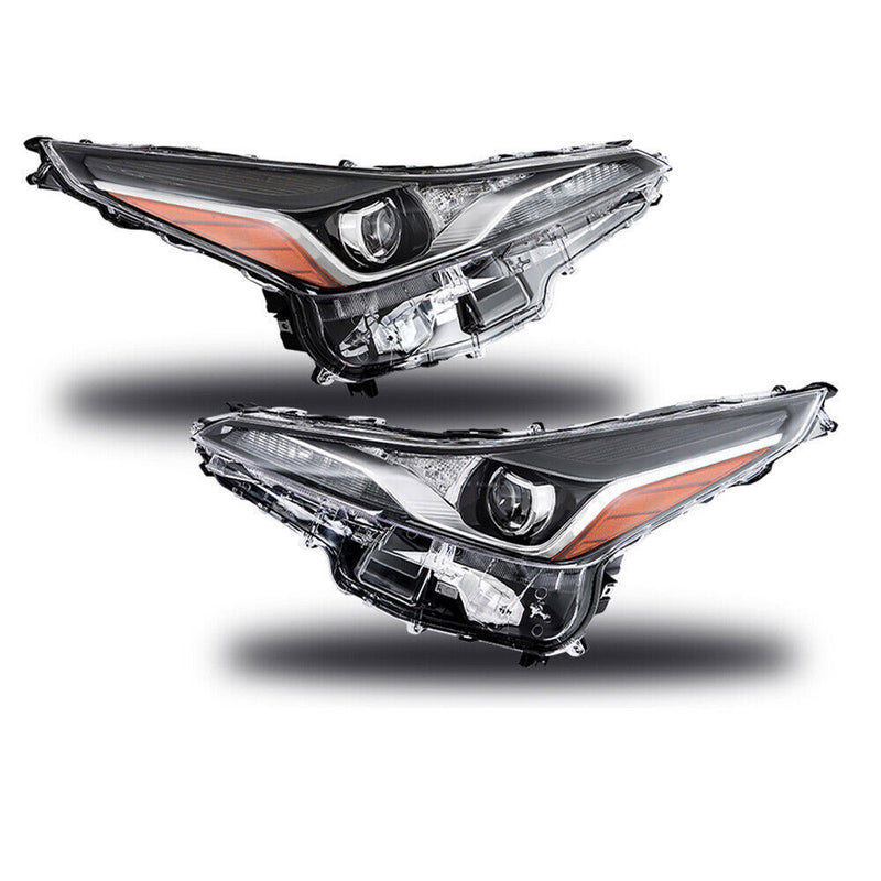 DURAFORCE Left+Right Headlight For 2019 2020 2021 2022 Toyota Prius LED Headlamps