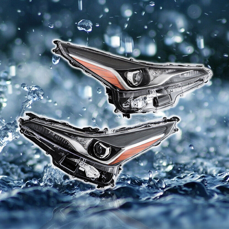 DURAFORCE Left+Right Headlight For 2019 2020 2021 2022 Toyota Prius LED Headlamps