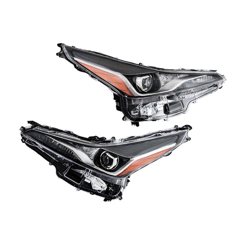 DURAFORCE Left+Right Headlight For 2019 2020 2021 2022 Toyota Prius LED Headlamps