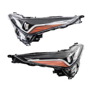 DURAFORCE Left+Right Headlight For 2019 2020 2021 2022 Toyota Prius LED Headlamps