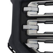 DURAFORCE Front Grille Chrome Plating Black Gray For 2016-18 2019 Gmc Sierra 1500