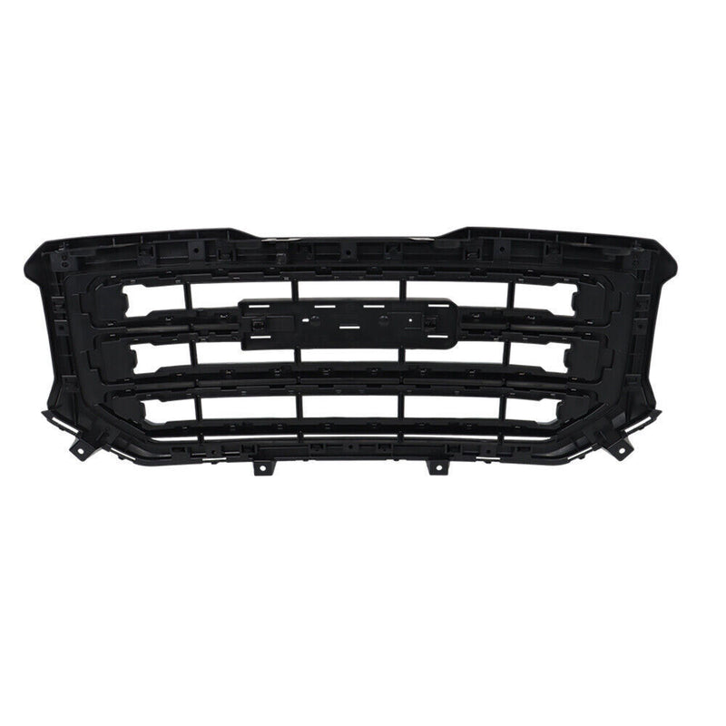DURAFORCE Front Grille Chrome Plating Black Gray For 2016-18 2019 Gmc Sierra 1500
