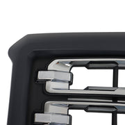 DURAFORCE Front Grille Chrome Plating Black Gray For 2016-18 2019 Gmc Sierra 1500