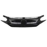 DURAFORCE Front Hood Grill Grille Eyelid For 2016-2018 Honda Civic Coupe Sedan