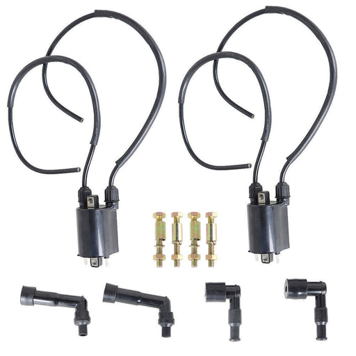 DURAFORCE Fit for Kawasaki Vulcan 1500 1997-2008 Complete Ignition Coil Wire Cap Kit