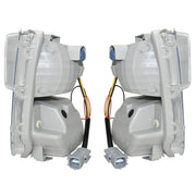 DURAFORCE Left and Right Fog Lights Fit For 2012-2015 Toyota Prius Clear LED DRL