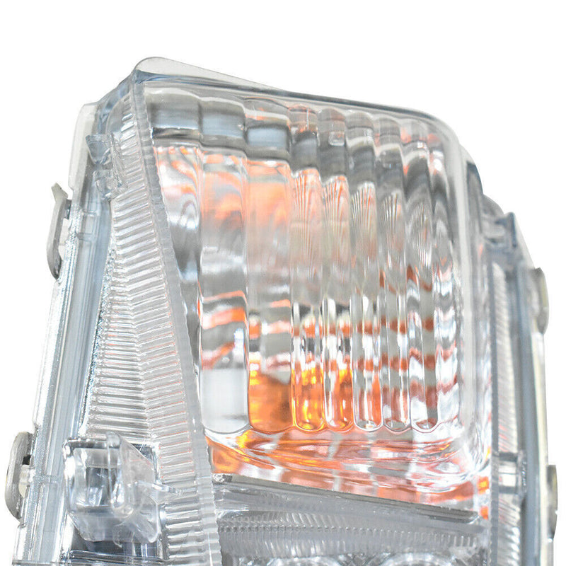 DURAFORCE Left and Right Fog Lights Fit For 2012-2015 Toyota Prius Clear LED DRL