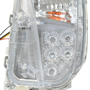 DURAFORCE Left and Right Fog Lights Fit For 2012-2015 Toyota Prius Clear LED DRL