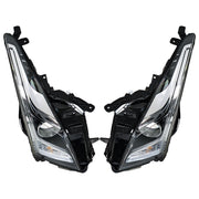 DURAFORCE Right+Left Headlight For 2013-2018 Cadillac ATS Halogen Chrome Housing