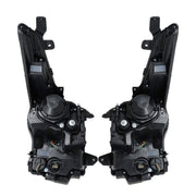 DURAFORCE Right+Left Headlight For 2013-2018 Cadillac ATS Halogen Chrome Housing