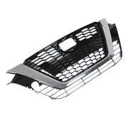 DURAFORCE Front Upper Grill For 2019-2021 Nissan Altima Chrome Black Factory Style