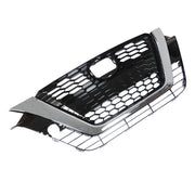 DURAFORCE Front Upper Grill For 2019-2021 Nissan Altima Chrome Black Factory Style
