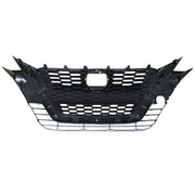 DURAFORCE Front Upper Grill For 2019-2021 Nissan Altima Chrome Black Factory Style