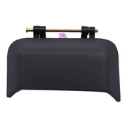 DURAFORCE Exterior Door Handle For 2007-2016 Jeep Compass Rear Right Black Plastic