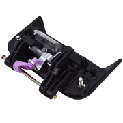 DURAFORCE Exterior Door Handle For 2007-2016 Jeep Compass Rear Right Black Plastic