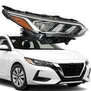 DURAFORCE Passenger Right Side Headlight For 2020-2023 Nissan Sentra S/SV Halogen
