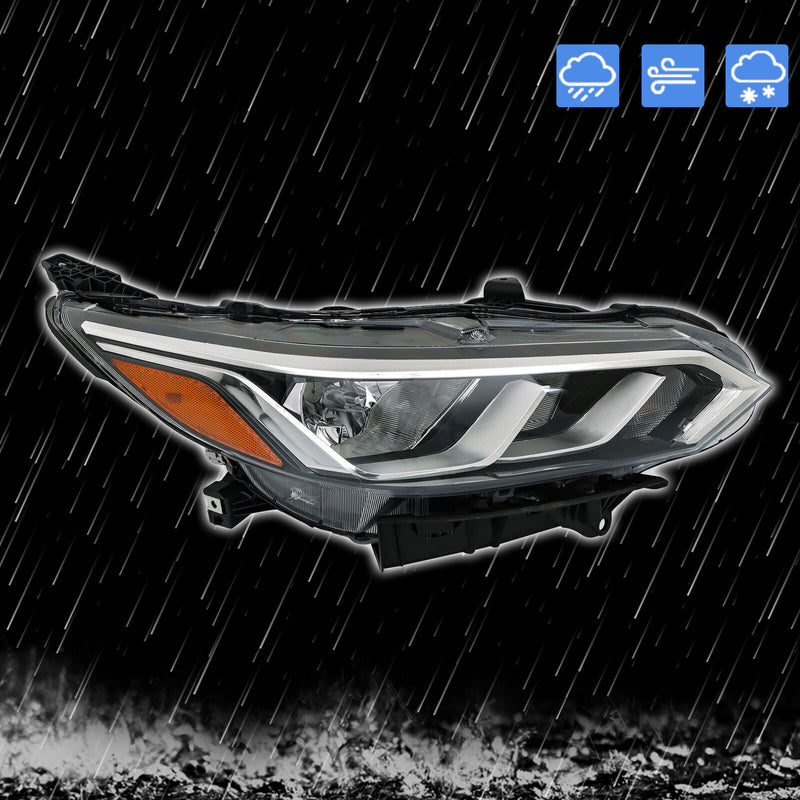 DURAFORCE Passenger Right Side Headlight For 2020-2023 Nissan Sentra S/SV Halogen