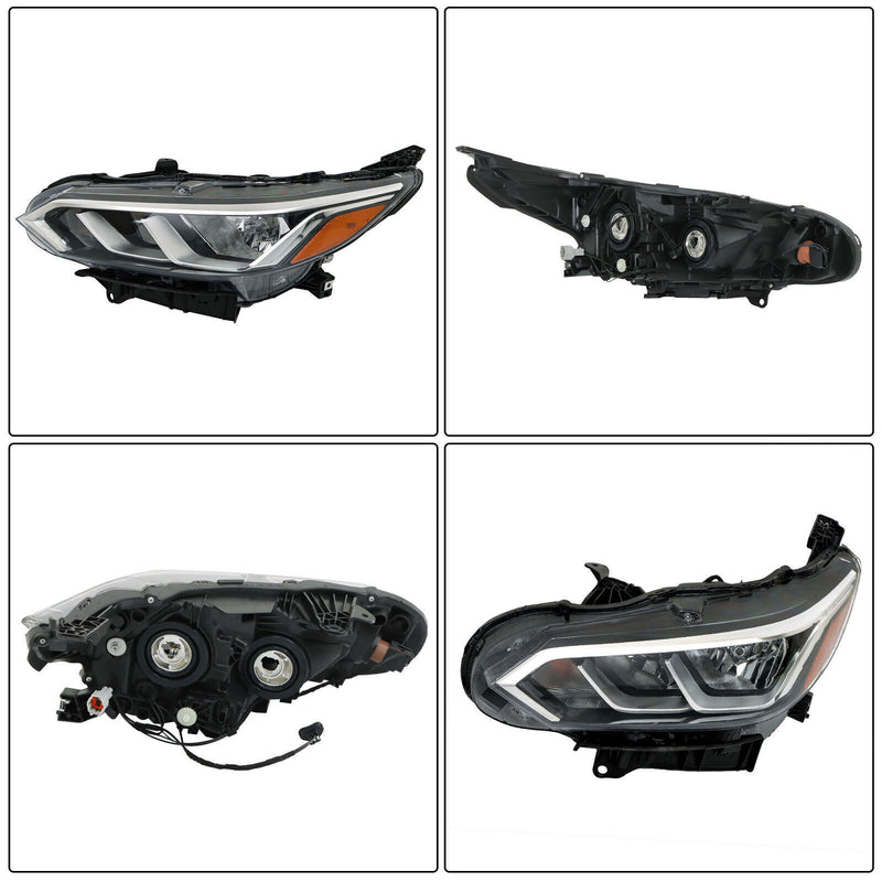 DURAFORCE Passenger Right Side Headlight For 2020-2023 Nissan Sentra S/SV Halogen