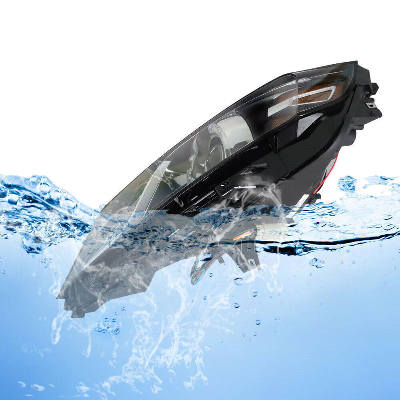 DURAFORCE Left Headlight For 2015-20 Chevy Impala HID/Xenon Projector Black Clear