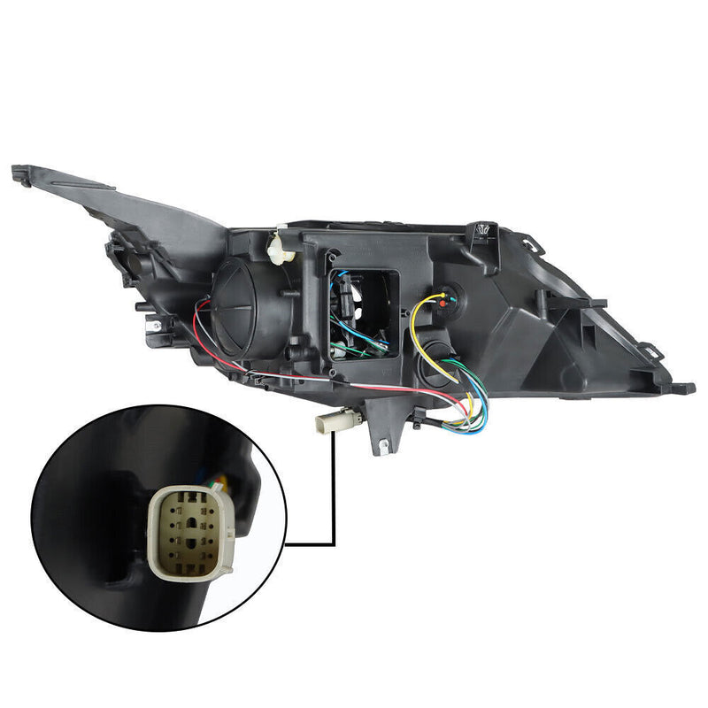 DURAFORCE Left Headlight For 2015-20 Chevy Impala HID/Xenon Projector Black Clear