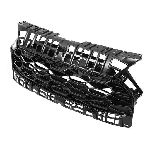 DURAFORCE Front Upper Bumper Grille Gloss Black For 2023-2024 Honda HRV Honeycomb