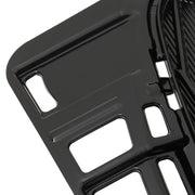 DURAFORCE Front Upper Bumper Grille Gloss Black For 2023-2024 Honda HRV Honeycomb