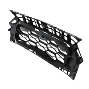 DURAFORCE Front Upper Bumper Grille Gloss Black For 2023-2024 Honda HRV Honeycomb