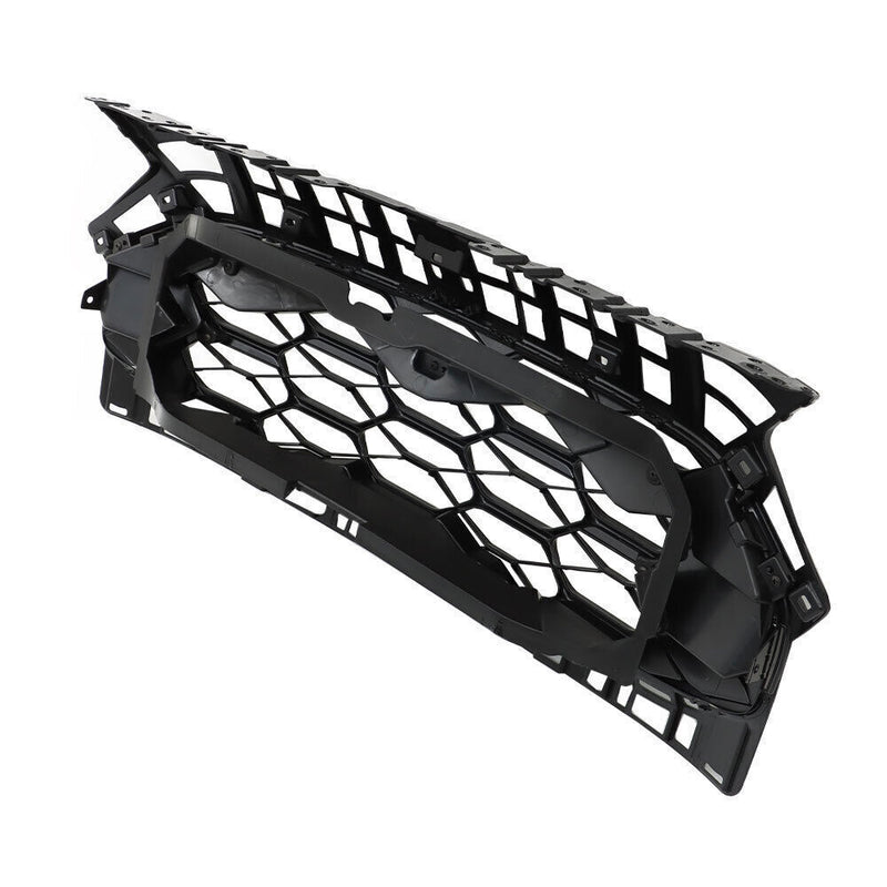 DURAFORCE Front Upper Bumper Grille Gloss Black For 2023-2024 Honda HRV Honeycomb