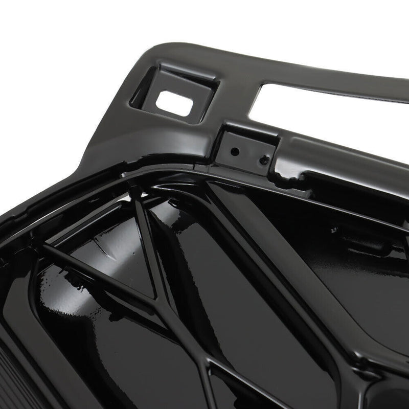 DURAFORCE Front Upper Bumper Grille Gloss Black For 2023-2024 Honda HRV Honeycomb