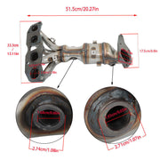 DURAFORCE Front Exhaust Manifold Catalytic Converter For 2008-2015 Nissan Rogue