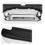 DURAFORCE Steel Rear Step Bumper Face Bar Chrome For 95-04 Toyota Tacoma TO1102215