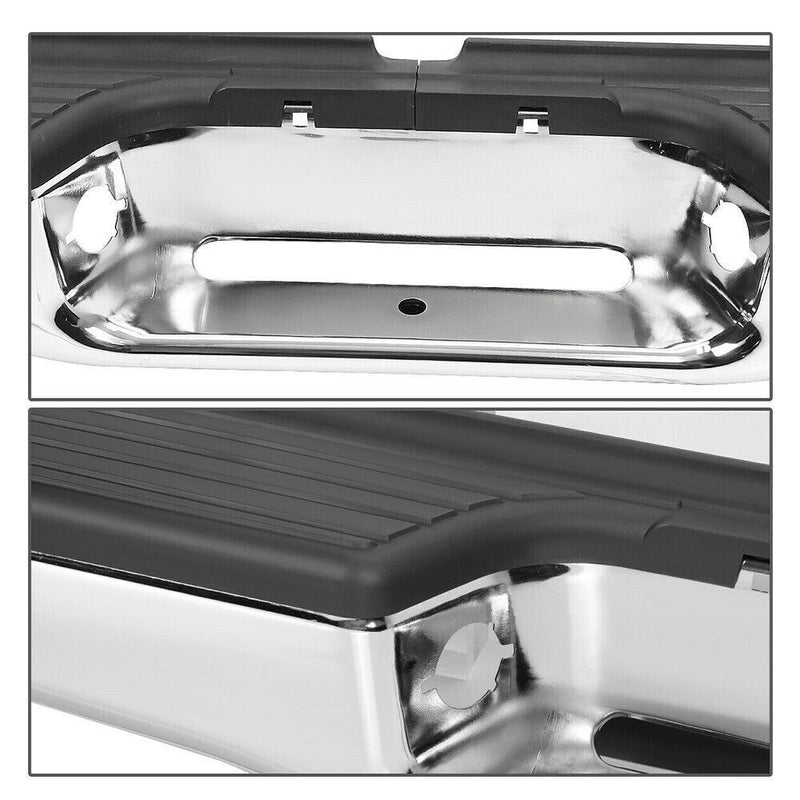 DURAFORCE Steel Rear Step Bumper Face Bar Chrome For 95-04 Toyota Tacoma TO1102215