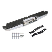 DURAFORCE Steel Rear Step Bumper Face Bar Chrome For 95-04 Toyota Tacoma TO1102215