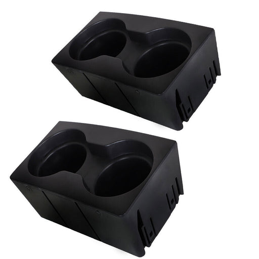 DURAFORCE 2PCS Center Console Cup Holder For 2011-2016 Ford F250 F350 Super Duty